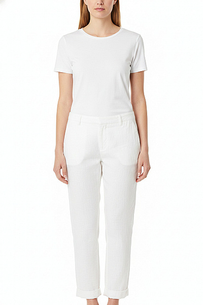 U.S.POLO ASSN. Bavlněné Kalhoty Volnočasové Bílé Velikost 29