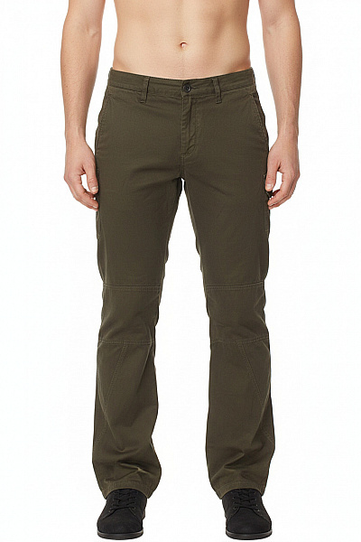 Mason´s Pánské Bavlněné Cargo Kalhoty Zelené Volnočasové Dlouhé S Kapsami Velikost 16