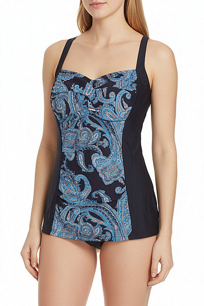 Lascana Dámské Plavky Modré Paisley Velikost EU 40D