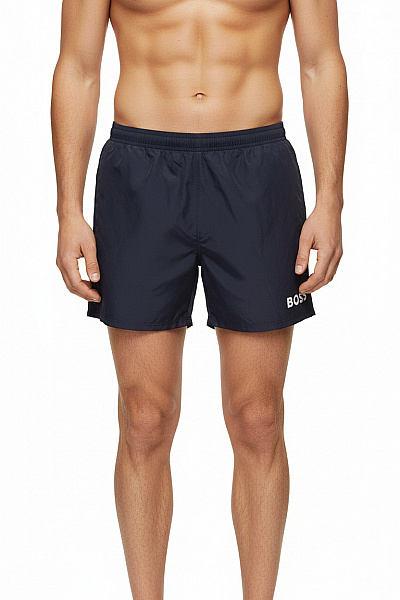 Hugo Boss Pánské Modré Sportovní Kraťasy S Potiskem Velikost EU S