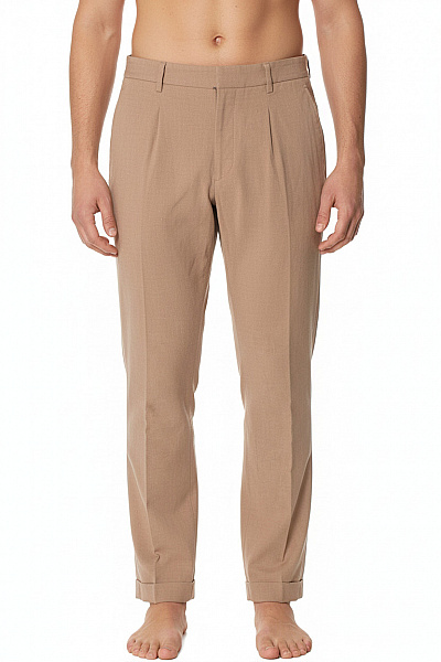 Pánské Kalhoty Lněné  BALDESSARINI