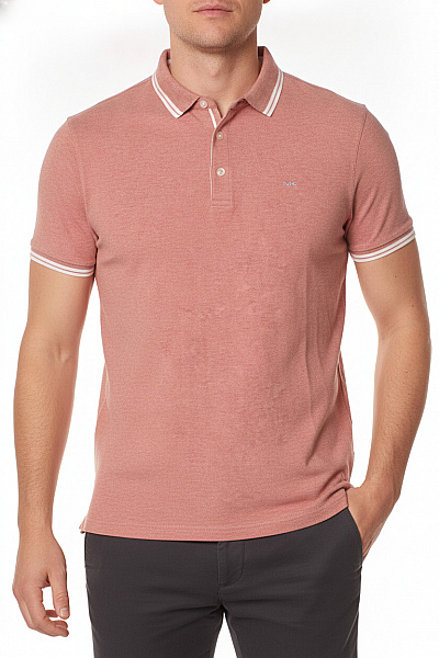 MICHAEL KORS Pánské Polo Tričko S Krátkým Rukávem A Límečkem Vel. M