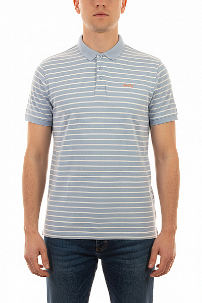 TOKYO LAUNDRY Pánské Pruhované Polo Tričko S Límečkem Vel. L