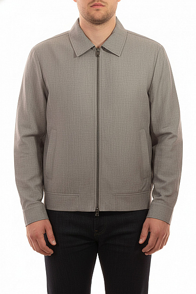 Hugo Boss Pánská Bunda Jarní Podzimní Moderní Bomber Se Zipem Velikost 50