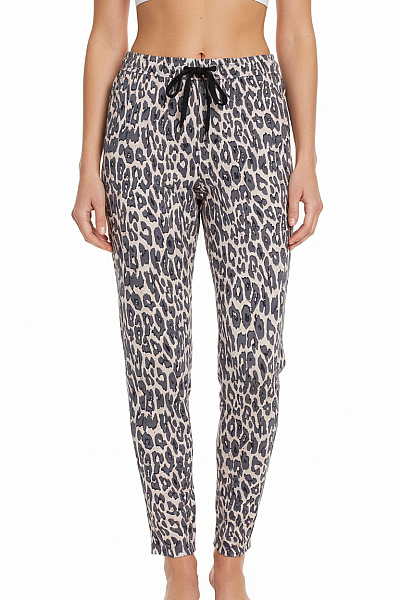 JOCKEY Dámské Pyžamo Leopardí Vzor šedé Vel. S