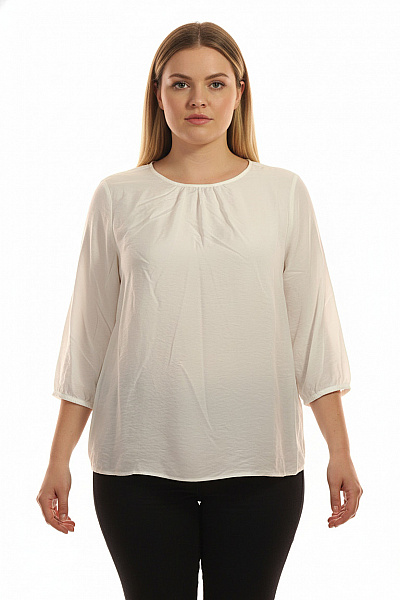 RABE Dámská Halenka S Dlouhým Rukávem Bílá Vel. 48