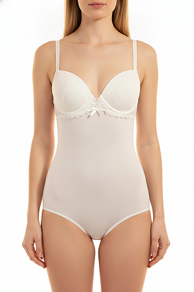 Lasca Dámská Krajková Podprsenka Push Up Hladká Vel. 85C