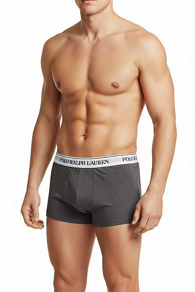 Ralph Lauren Pánské Bavlněné Boxerky šedé Velikost M