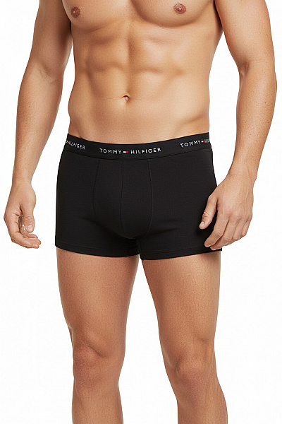 TOMMY HILFIGER Pánské Boxerky Tommy Hilfiger černé Velikost L