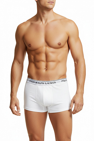 Ralph Lauren Pánské Bavlněné Boxerky Bílé Velikost L