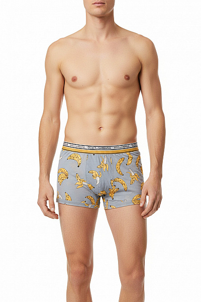 D&G Pánské Boxerky Modré Vzor Banány Vel. XXS