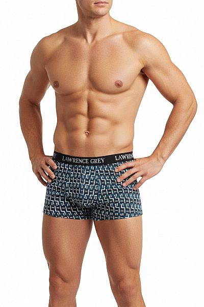 LAWRENCE GREY Pánské Bavlněné Boxerky S Potiskem Vel. EU M