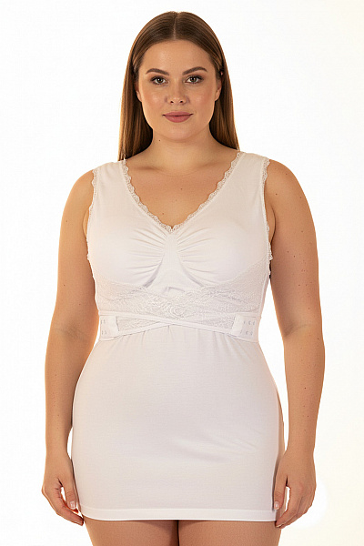 Dámské Prádlo Podprsenka Krajková Bílá Hladká Vel. XXL