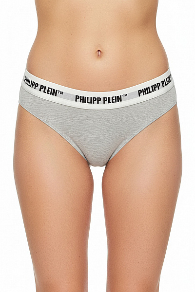 Philipp Plein šedé Bavlněné Kalhotky S Logem Velikost XL