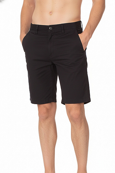 S.OLIVER Pánské Bavlněné Kraťasy černé Volnočasové S Kapsami Velikost 30