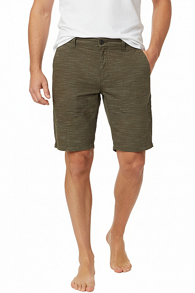 BOMBOOGIE Pánské Bavlněné Kraťasy Pruhované Volnočasové S Kapsami Vel. 33