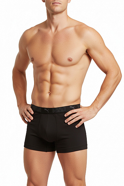 Puma Pánské Boxerky černé Polyesterové Velikost M