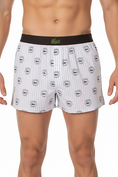 LACOSTE Pánské Bavlněné Trenky S Potiskem Velikost L