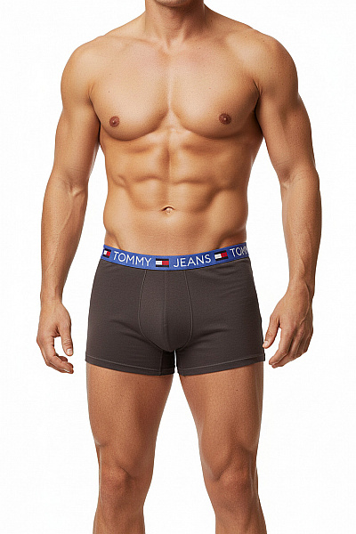 TOMMY HILFIGER Pánské Bavlněné Boxerky Hnědé Vel. XL