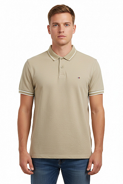 TOMMY HILFIGER Pánské Bavlněné Polo Tričko S Krátkým Rukávem A Límečkem Vel. EU XXXL