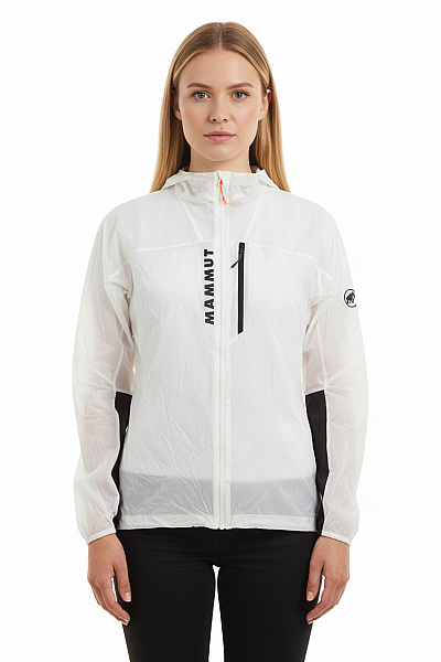 MAMMUT Dámská Lehká Sportovní Bunda S Kapucí Na Běhání Turistiku Vel. XL