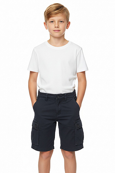 Petrol Industries Chlapecké Kraťasy Bavlněné Tmavě Modré Vel. 152 CM