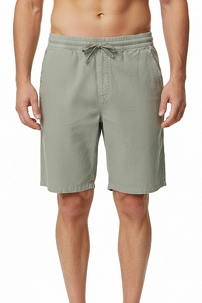 Eight2Nine Pánské Bavlněné Kraťasy Volnočasové Krátké S Kapsami Stahovací šedé Velikost XXL