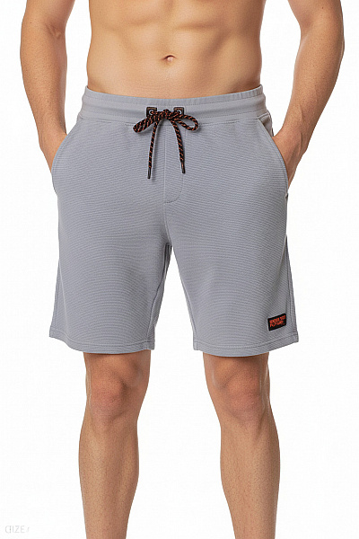 Sublevel Pánské Bavlněné Kraťasy Pruhované Volnočasové S Kapsami Vel. L