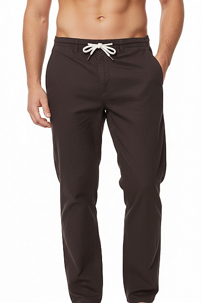 Eight2Nine Pánské Lněné Volnočasové Kalhoty S Kapsami Velikost 38