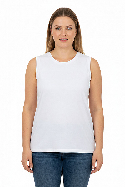 Marc O´Polo Dámské Bavlněné Tílko Basic Bílé Bez Rukávů Velikost XL