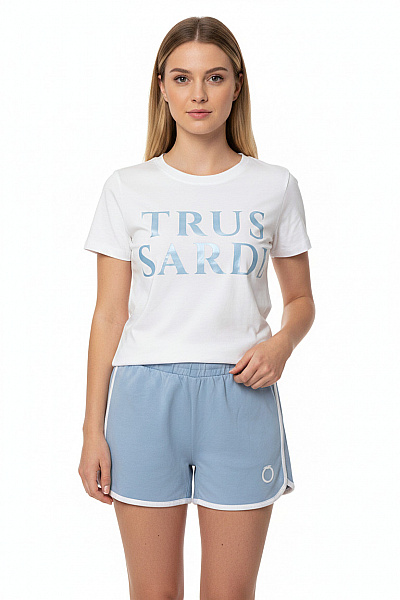 Trussardi Dámské Bavlněné Pyžamo Modré Vel. XS