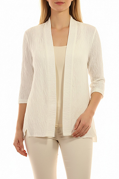 Joseph Ribkoff Dámská Halenka Bílá Krátký Rukáv Polyesterová Velikost UK 20