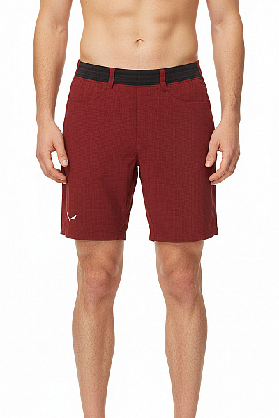 FAIR WEAR Pánské Sportovní Kraťasy S Kapsami červené Kostkované Vel. XXS