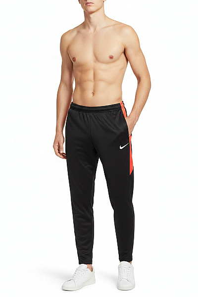 Nike Pánské černé Sportovní Kalhoty S Bočním Pruhem Vel. XS