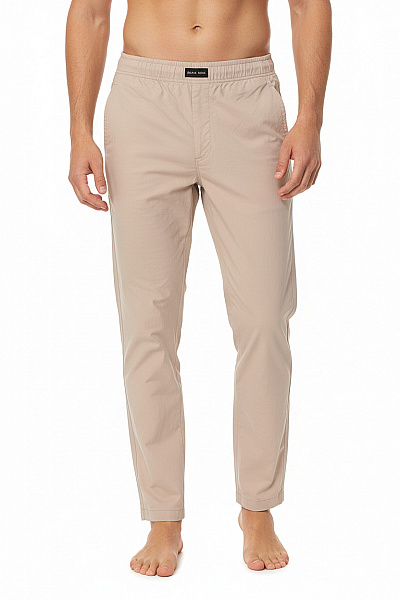 BRAVE SOUL Pánské Volnočasové Kalhoty Béžové S Kapsami Vel. M