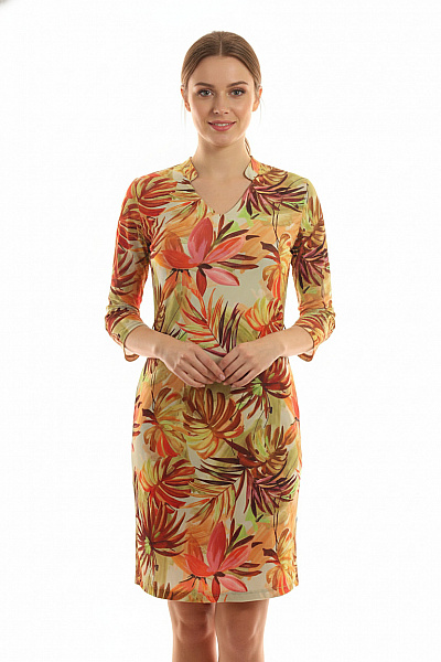 Smashed Lemond Dámské šaty S Krátkým Rukávem Květované Volnočasové Letní Vel. US 6