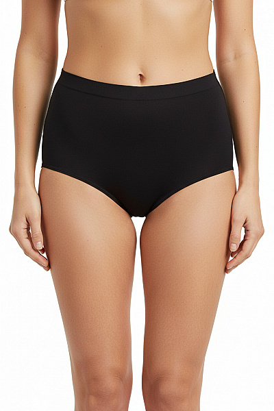 Skiny Dámské Kalhotky Bavlněné Hnědé Vysoký Střih Vel. EU L