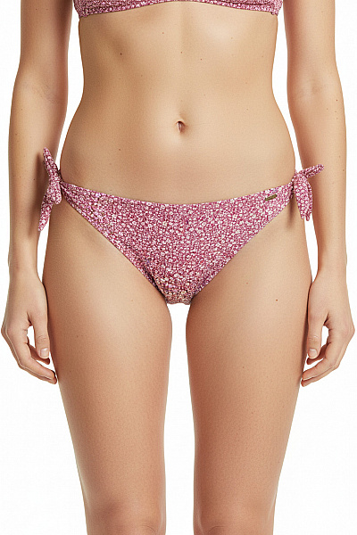 PROTEST Bikiny Květinové Na Zavazování Růžové Velikost M