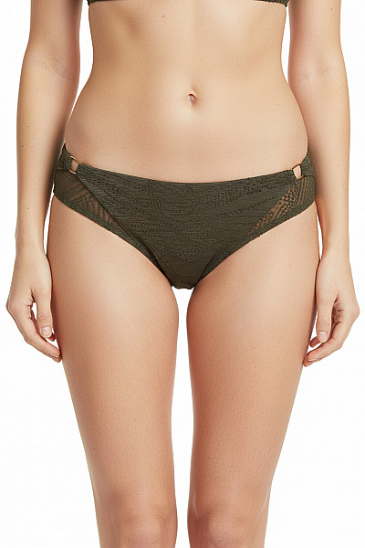 TAMARIS Dámské Plavky Zelené Háčkované S Průstřihy Vel. EU 36