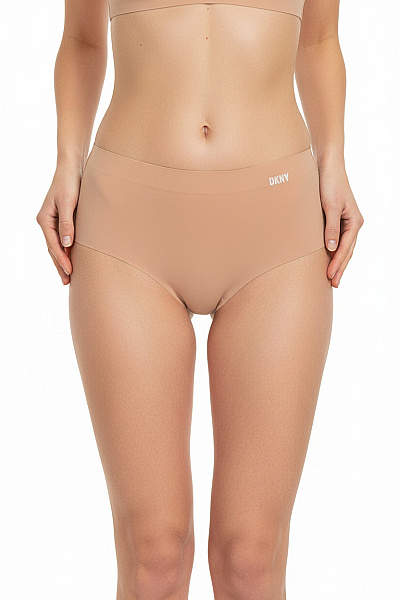 Donna Karan Dámské Kalhotky Bezešvé Bavlněné Béžové Velikost EU 36