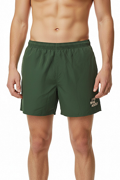 LACOSTE Kraťasy Zelené Volnočasové S Potiskem Vel. L