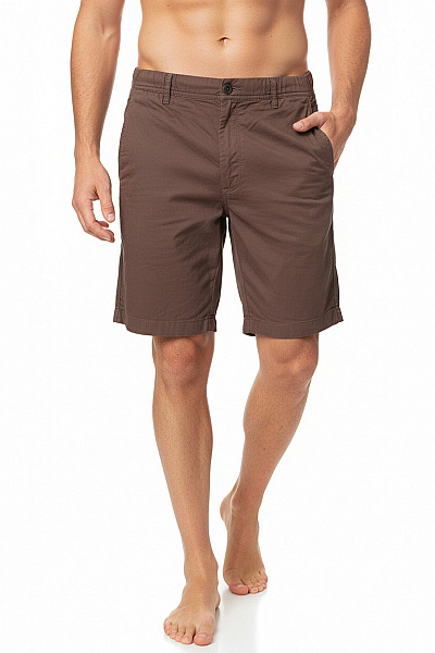 JACK & JONES Pánské Bavlněné Kraťasy Volnočasové Hnědé S Kapsami Vel. M