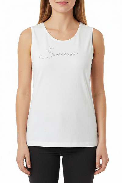 RABE Dámské Tílko Bílé S Nápisem Vel. 42