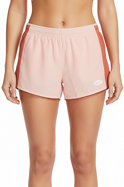 Nike Dámské Růžové Sportovní Běžecké Kraťasy S Bočními Díly Ze Síťoviny Vel. XL