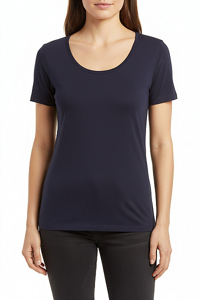 COTTON CANDY Dámské Tričko S Krátkým Rukávem Jednobarevné Basic Velikost L