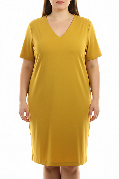 GERRY WEBER Dámské šaty žluté Tričkové Volnočasové Letní Vel. XXL