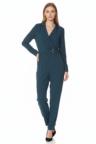 Guess Dámský Tmavě Modrý Elegantní Overal S Páskem Velikost XS