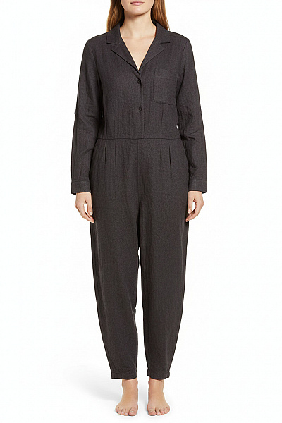 Dámský Tmavě šedý Overal S Dlouhým Rukávem Vel. M