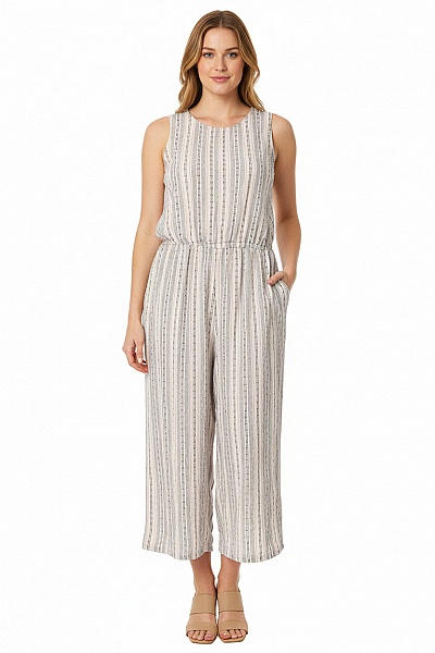 Vince Camuto Dámský Pruhovaný Overal Bez Rukávů Letní Velikost XL