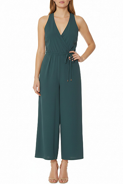 Rinascimento Dámský Overal Bez Rukávů Zelený Letní Vel. M